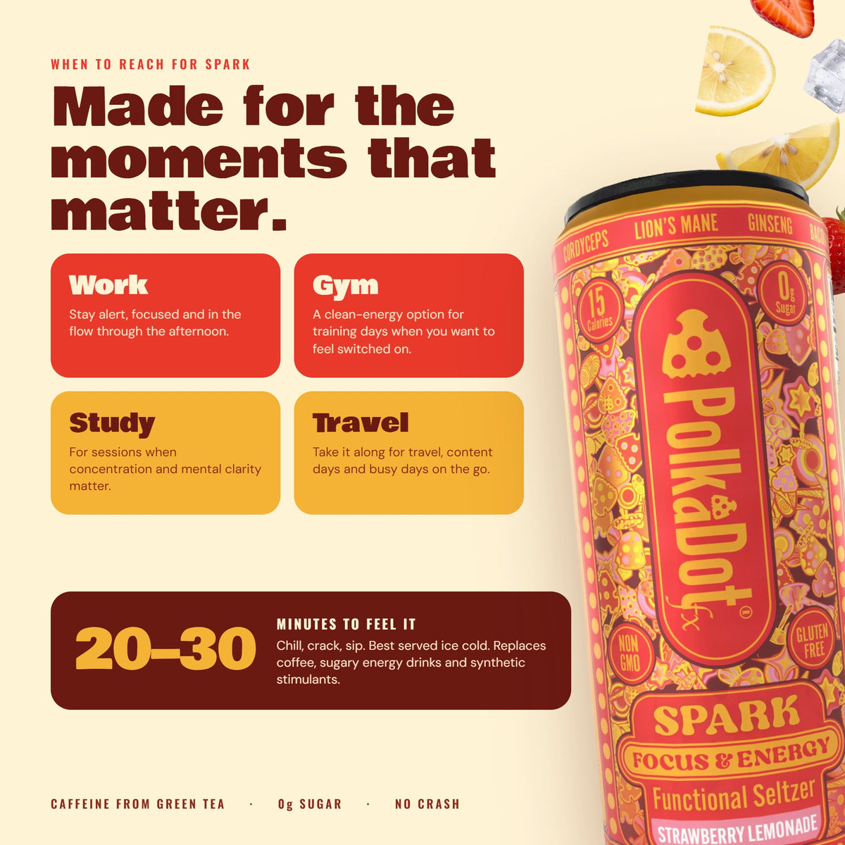 Spark seltzer: when to reach for it, work, gym, study, travel