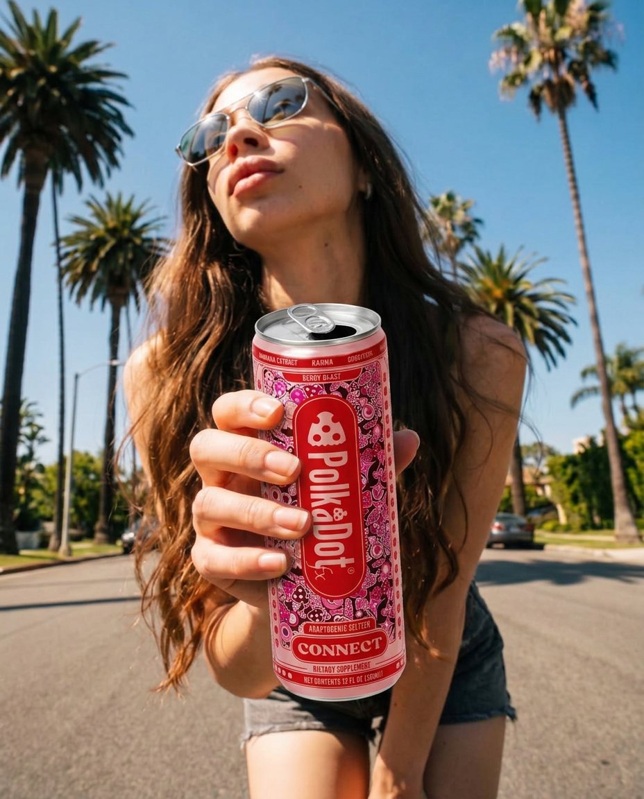 PolkaDotFx connect seltzer lifestyle palm street