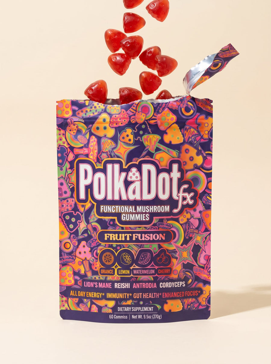 PolkaDotFx gummies fruit fusion pouch cream