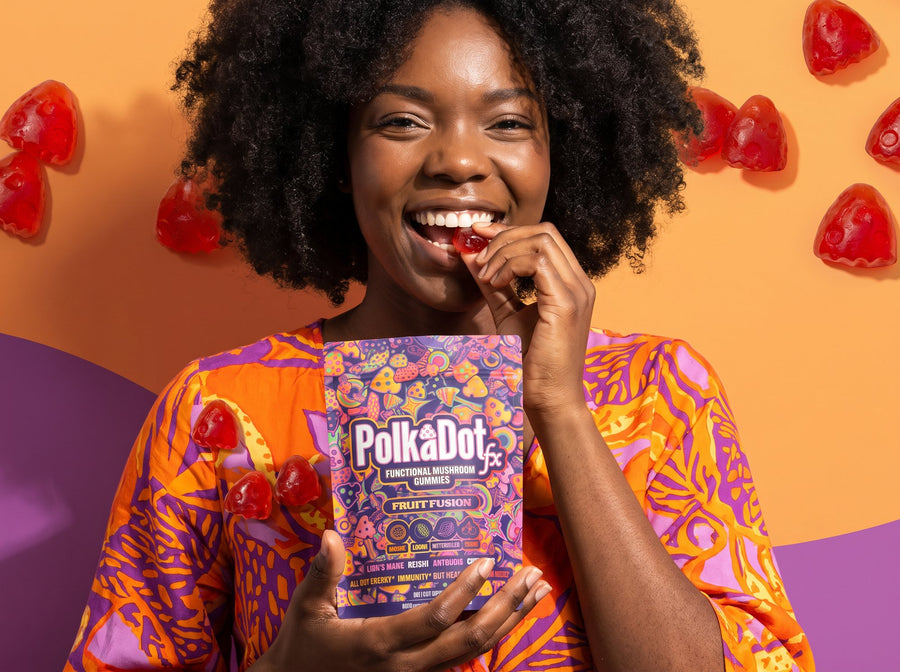 PolkaDotFx gummies lifestyle smile